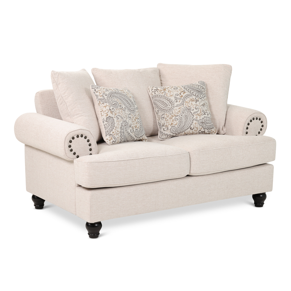 Cadiz 2-Seater Sofa, Beige image 1