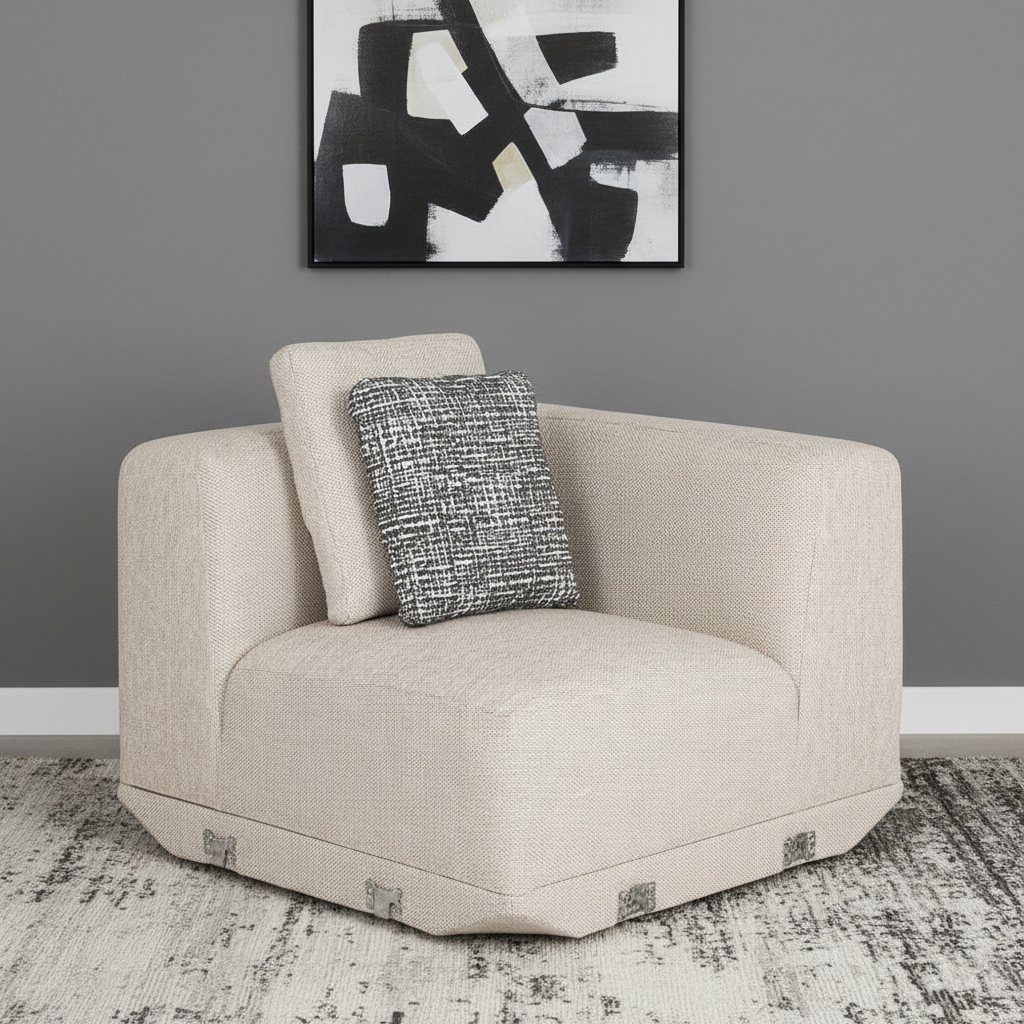 Salto Corner Sofa, Beige