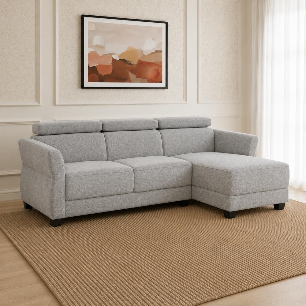 Roma Corner Sofa, Grey