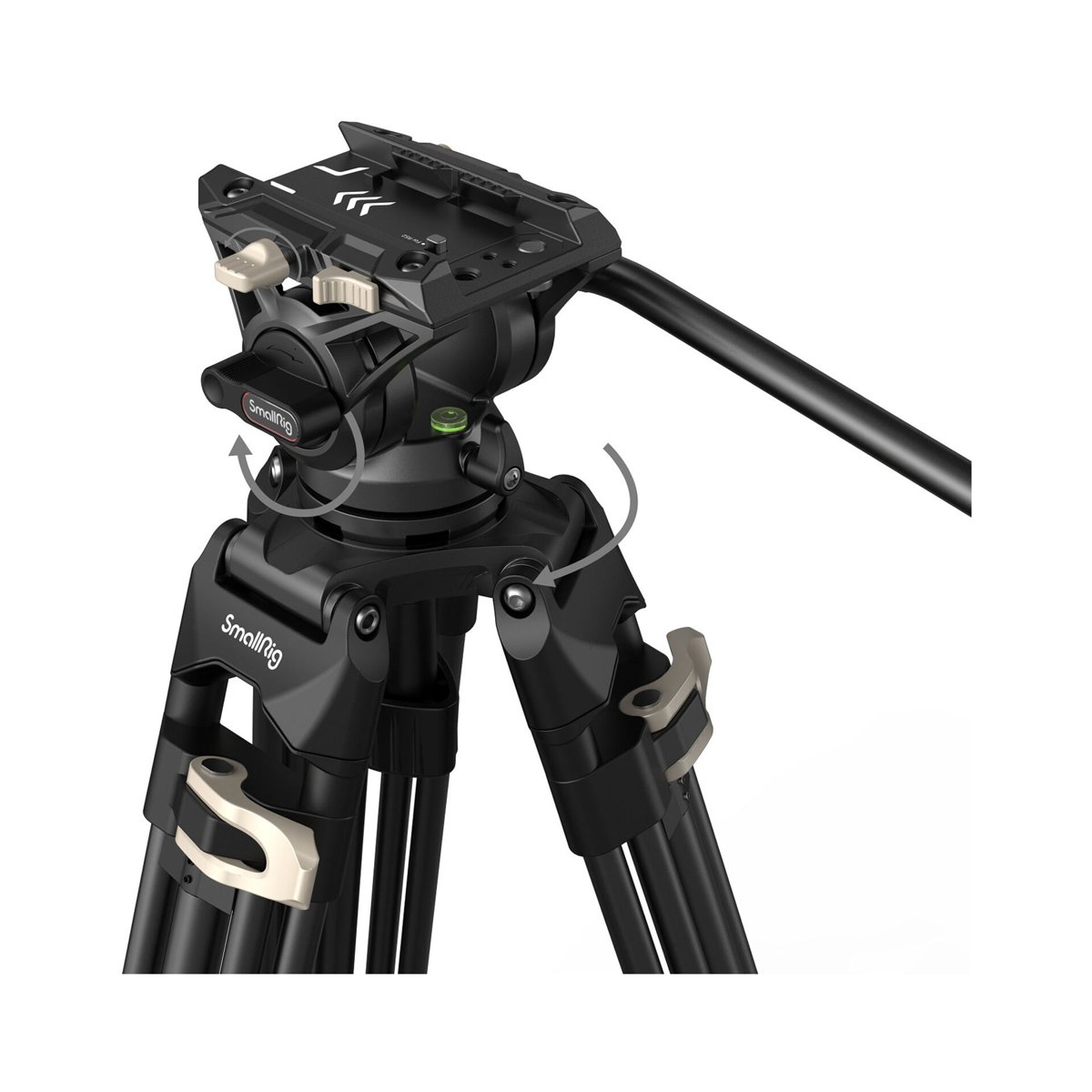 SmallRig Heavy-Duty Fluid Head Tripod AD-01 3751B thumbnail 2