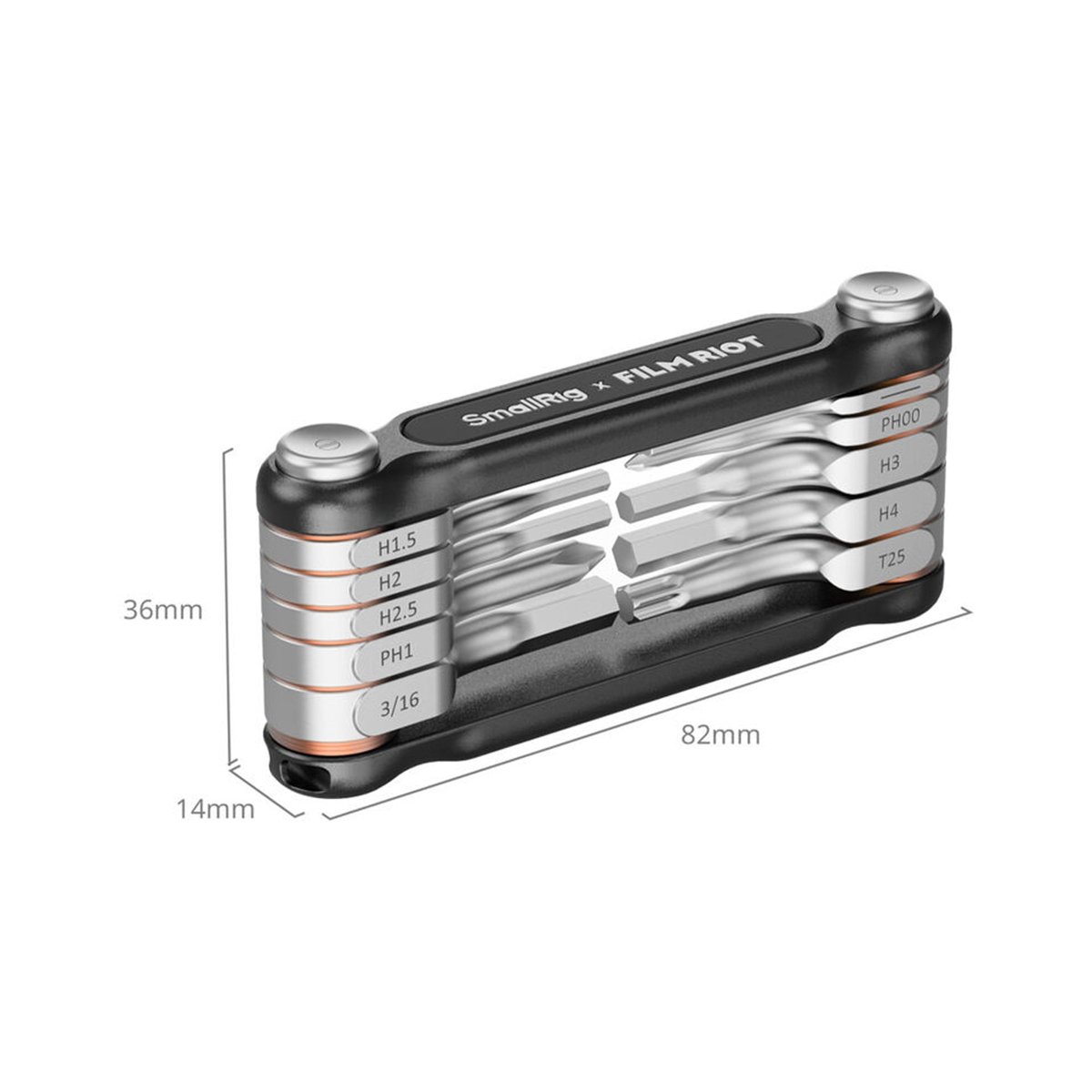 SmallRig x FILM RIOT 10-in-1 Detent Folding Multi-Tool Kit (Black) 4375 thumbnail 2