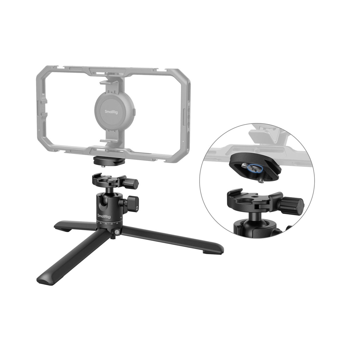 SmallRig Tabletop Tripod with Arca-Type Quick Release Plate and Mini Ball Head-4630 thumbnail 2