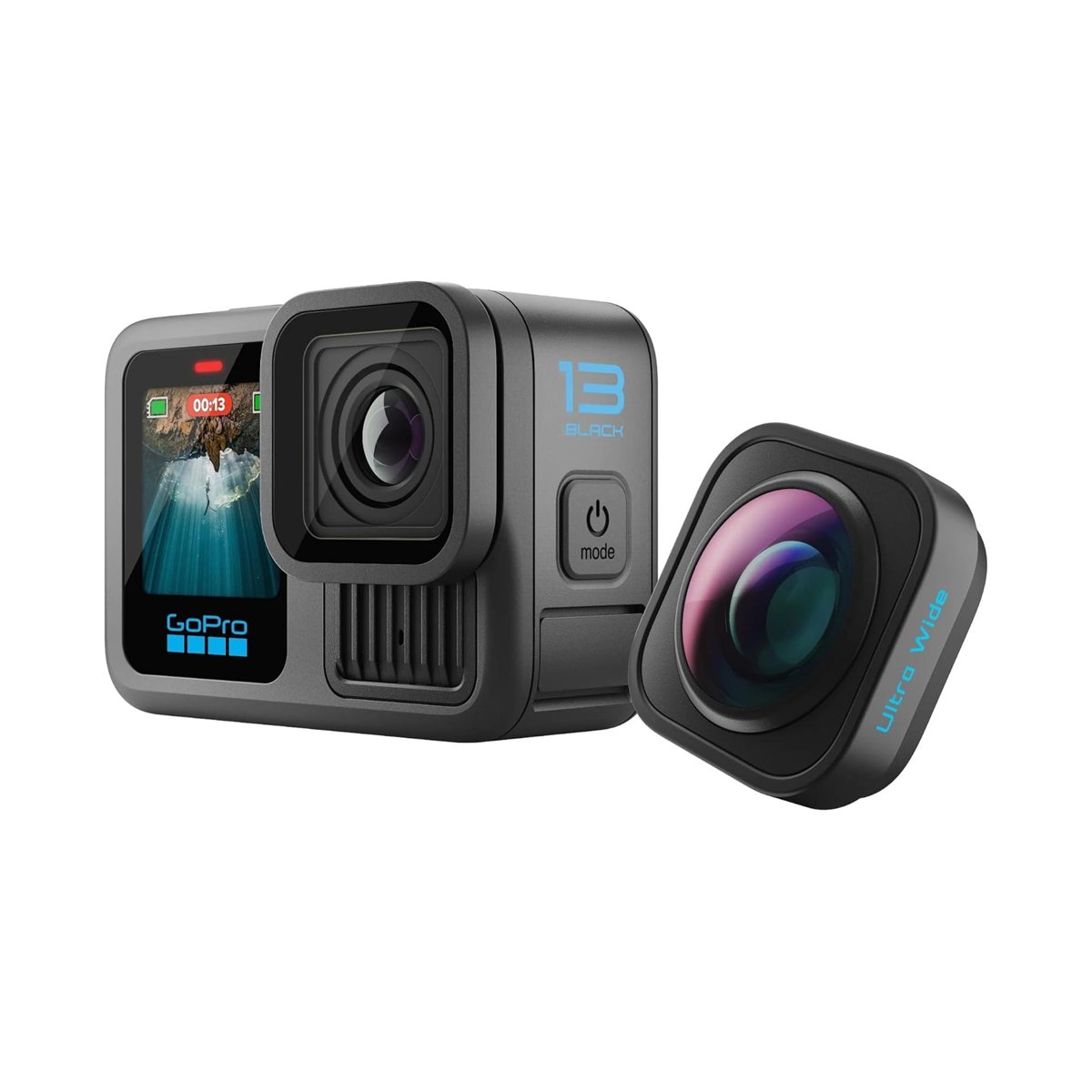 GoPro Hero13 Black Action Camera (Ultra-Wide Edition Bundle)