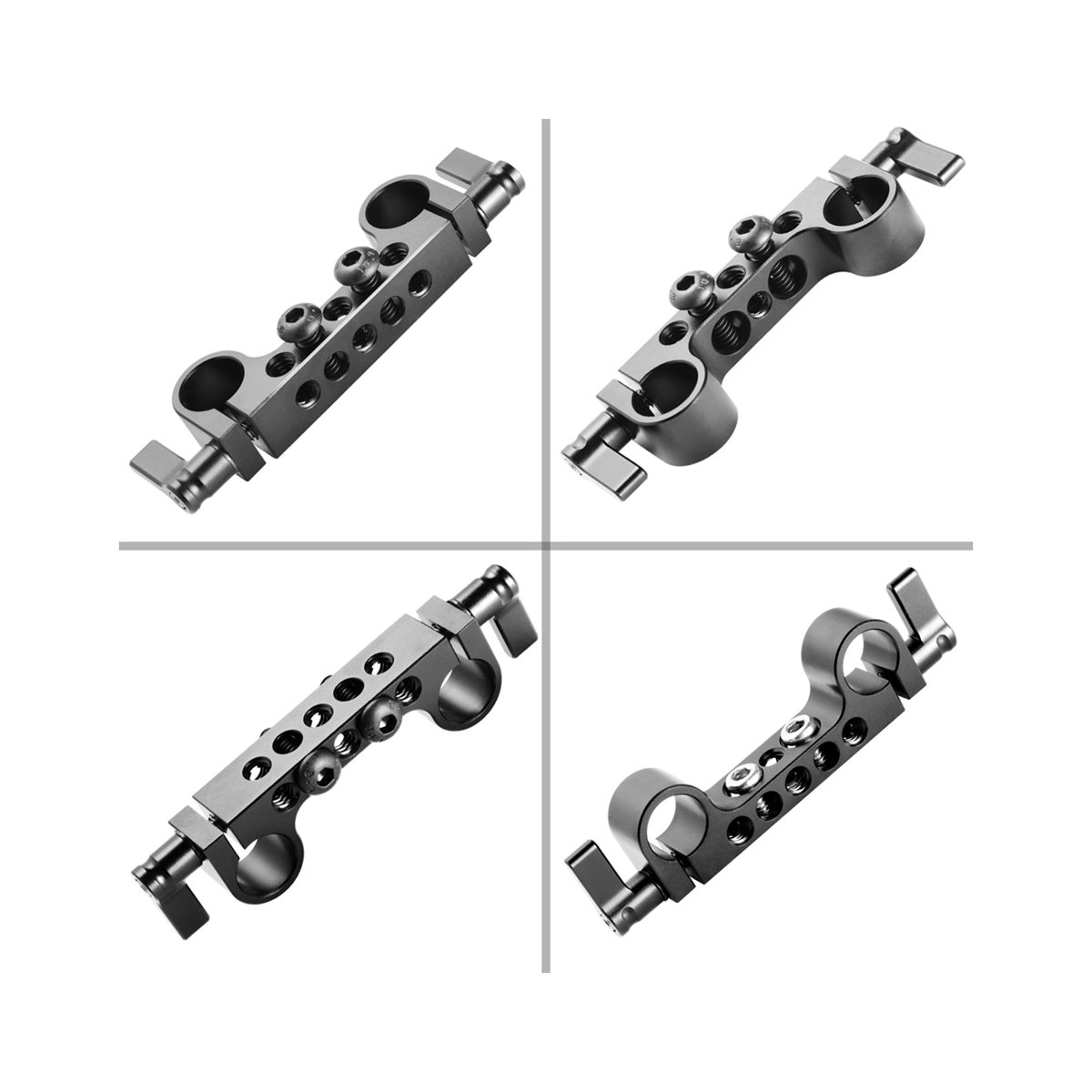 SmallRig Super Lightweight 15mm Rod Clamp (2pcs) 2061 thumbnail 2
