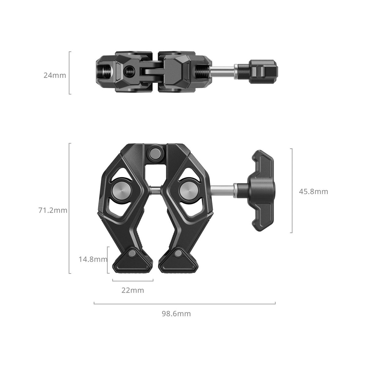SmallRig Crab-Shaped Clamp-5319 thumbnail 2