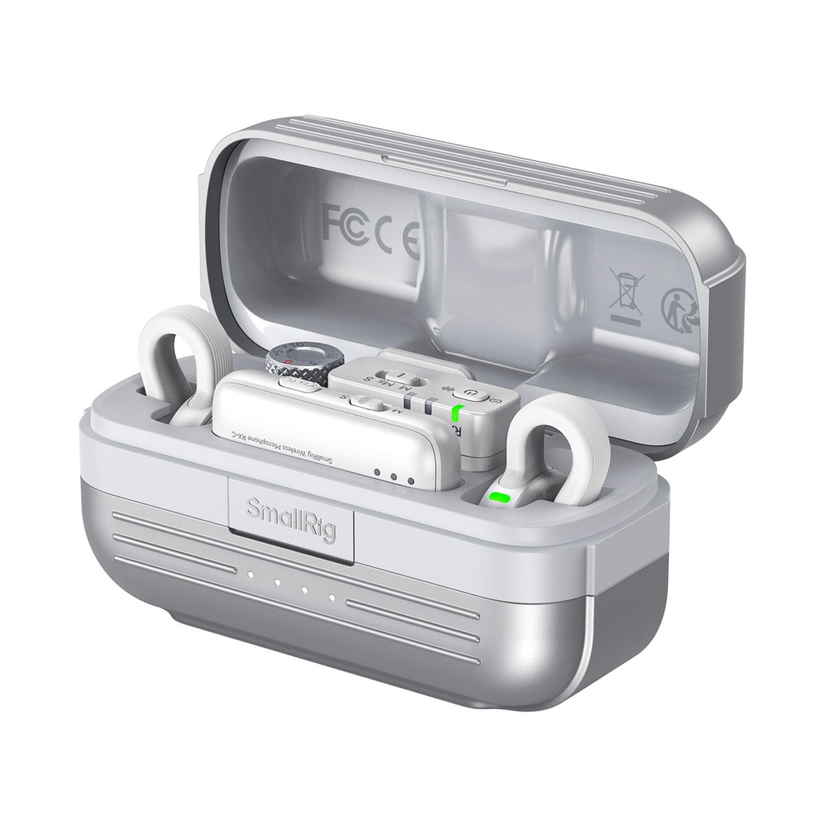 SmallRig S 70 Wireless Microphone with Multi-Device Compatibility (White) â 5716