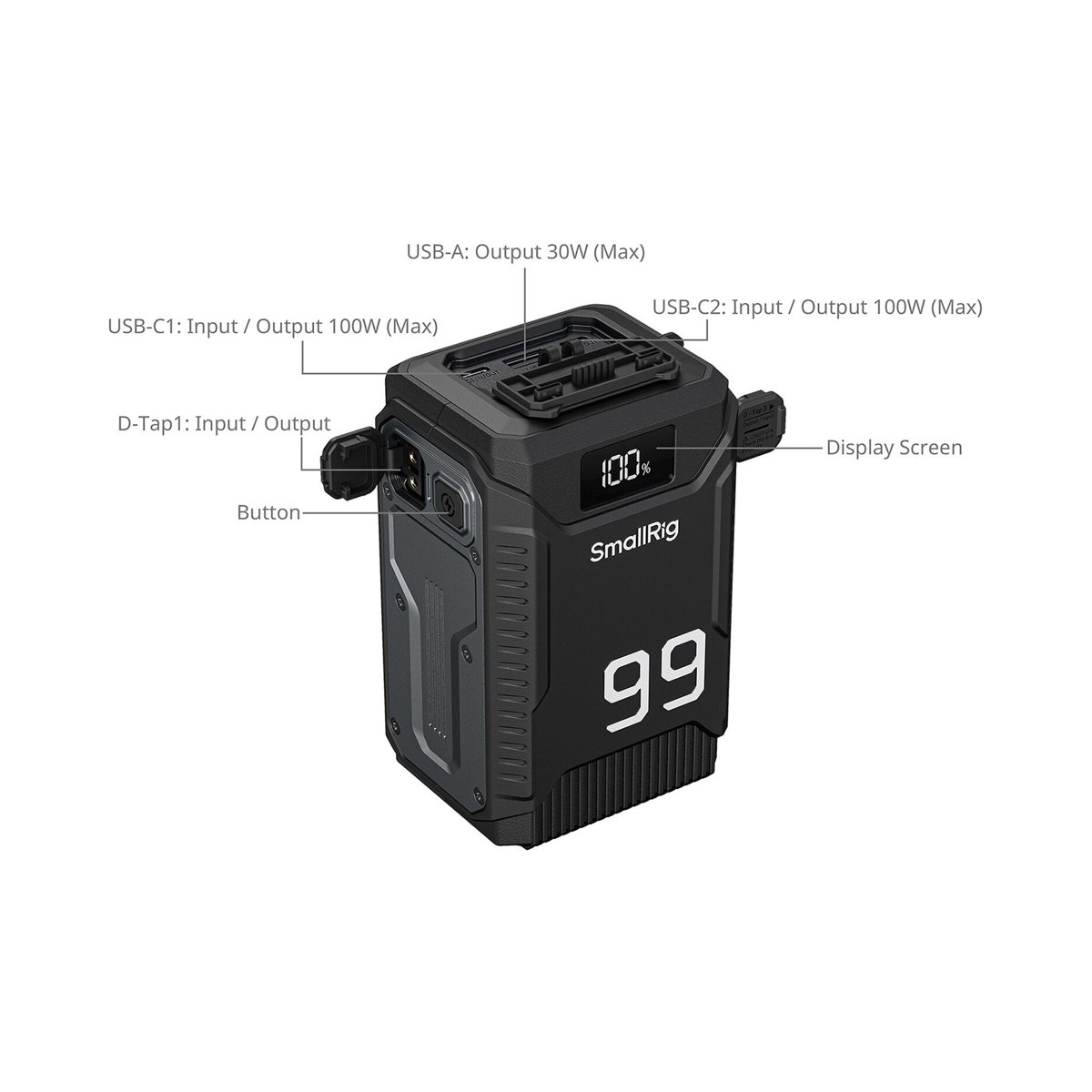SmallRig T99 V-Mount Power Bank (99Wh)-5864 thumbnail 2