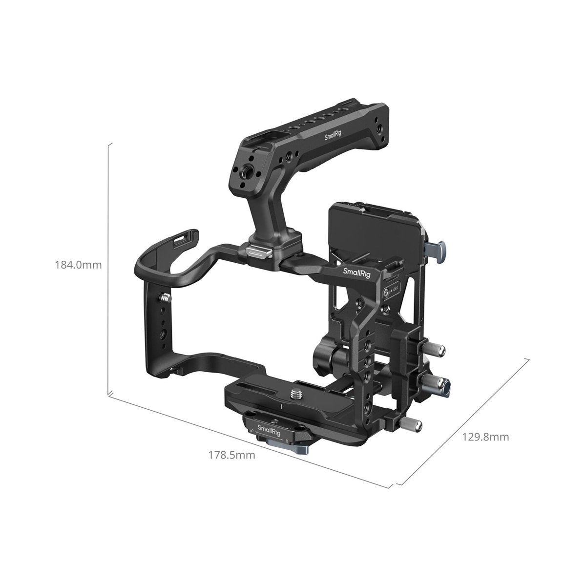 SmallRig HawkLock Quick Release Camera Cage Battery Plate Kit for Canon EOS R6 V-6381 thumbnail 2