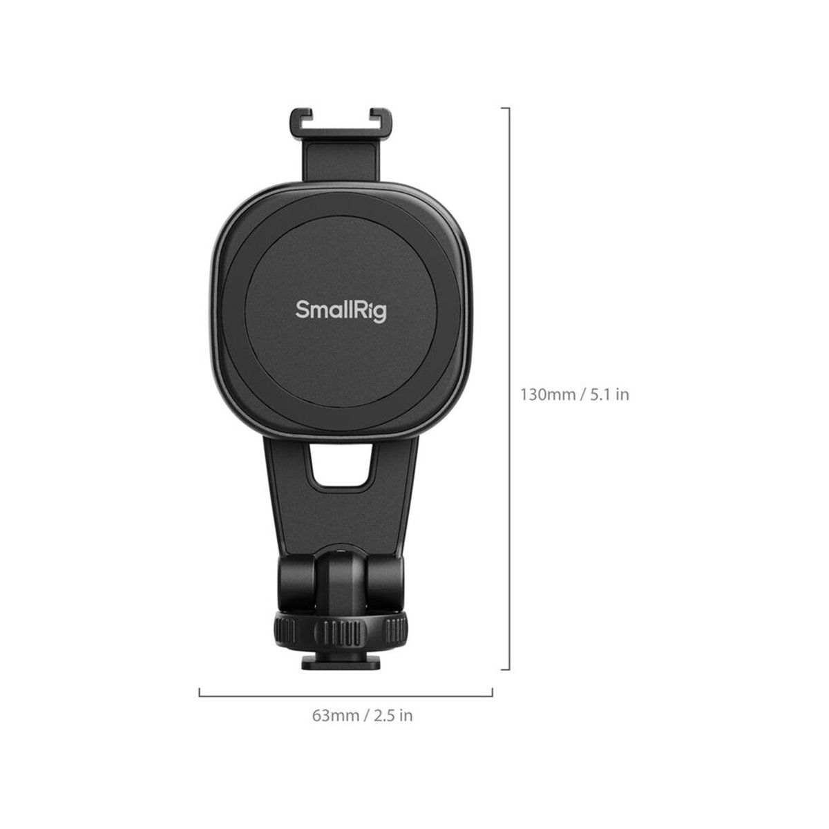 SmallRig AC-10 Attachable Phone Clamp with Cold Shoe Mount-5283 thumbnail 2