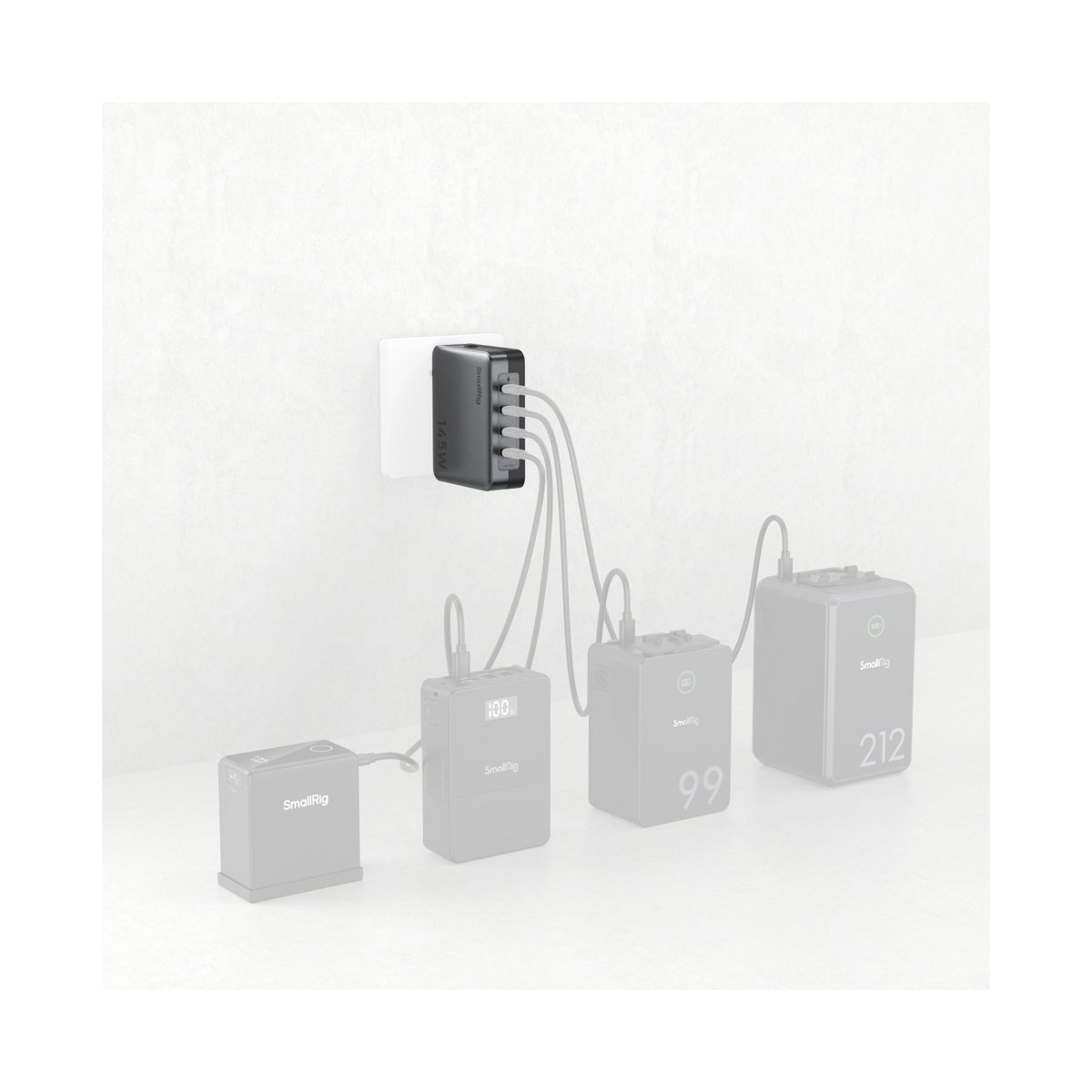 SmallRig 145W 4-Port PD Power Adapter (UK Standard) 4749 thumbnail 2