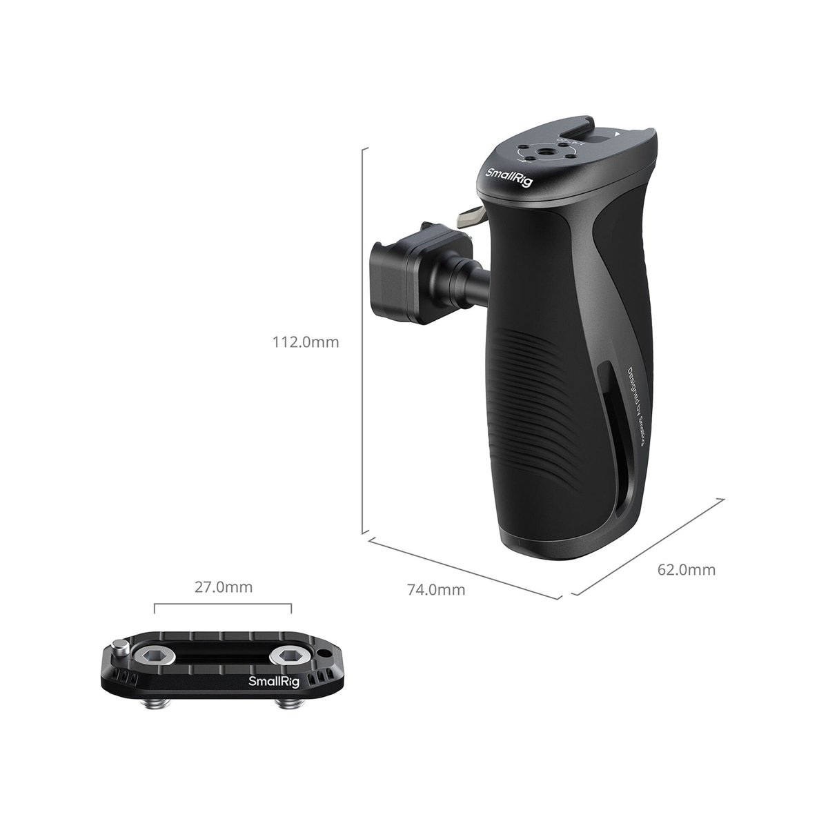 SmallRig HawkLock H21 Rotating Side Handle with Quick Release NATO Clamp – 6405 thumbnail 2