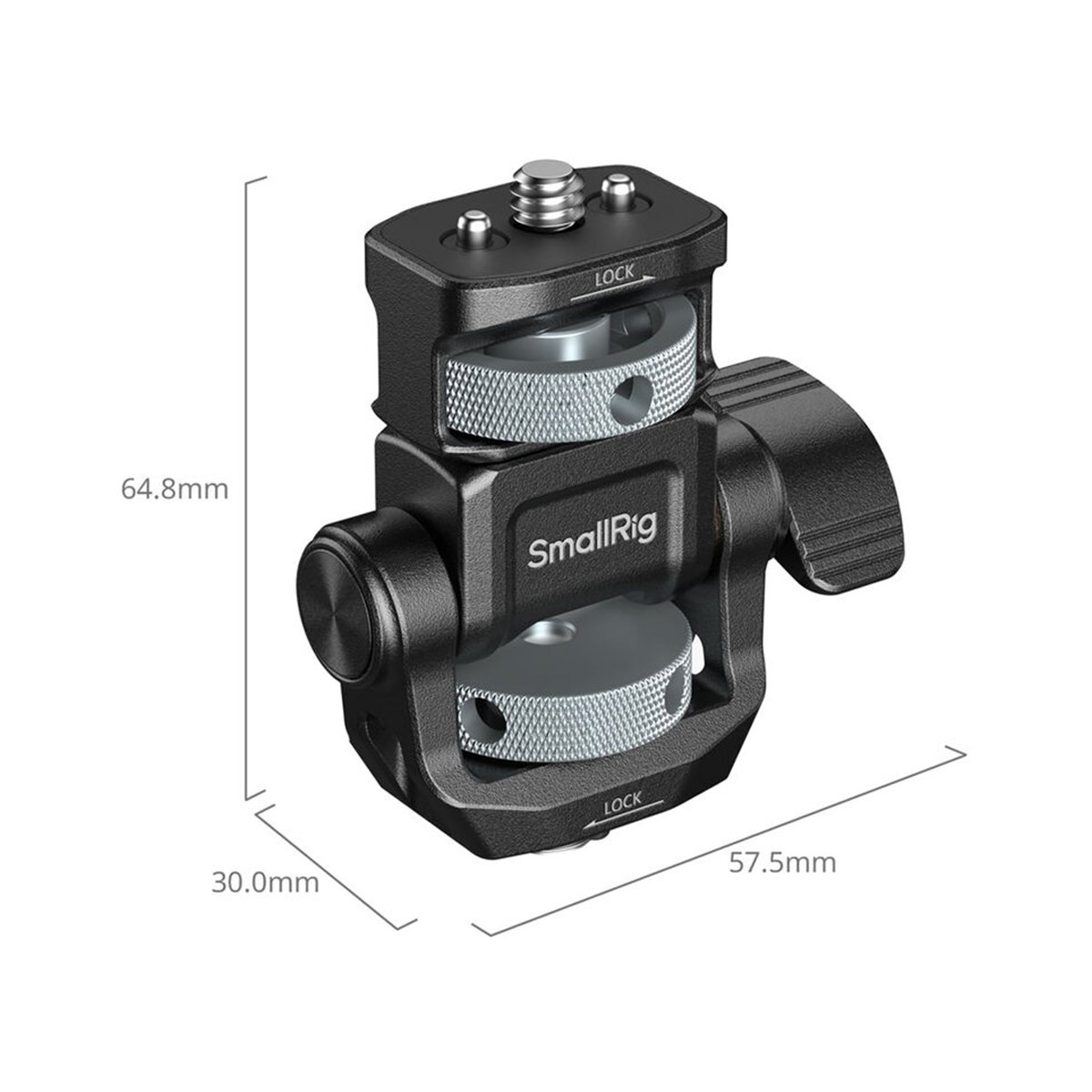 SmallRig Monitor Support for Horizontal & Vertical Shooting with ARRI 3/8"-16 Locating Screw – 6314 thumbnail 2