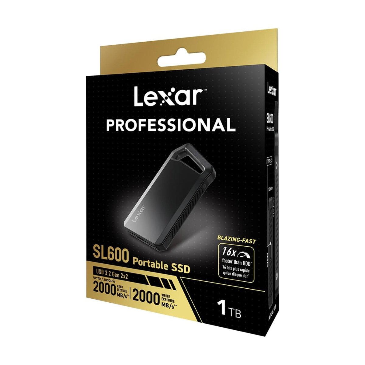 Lexar Professional SL600 1TB USB 3.2 Gen 2x2 Portable SSD
