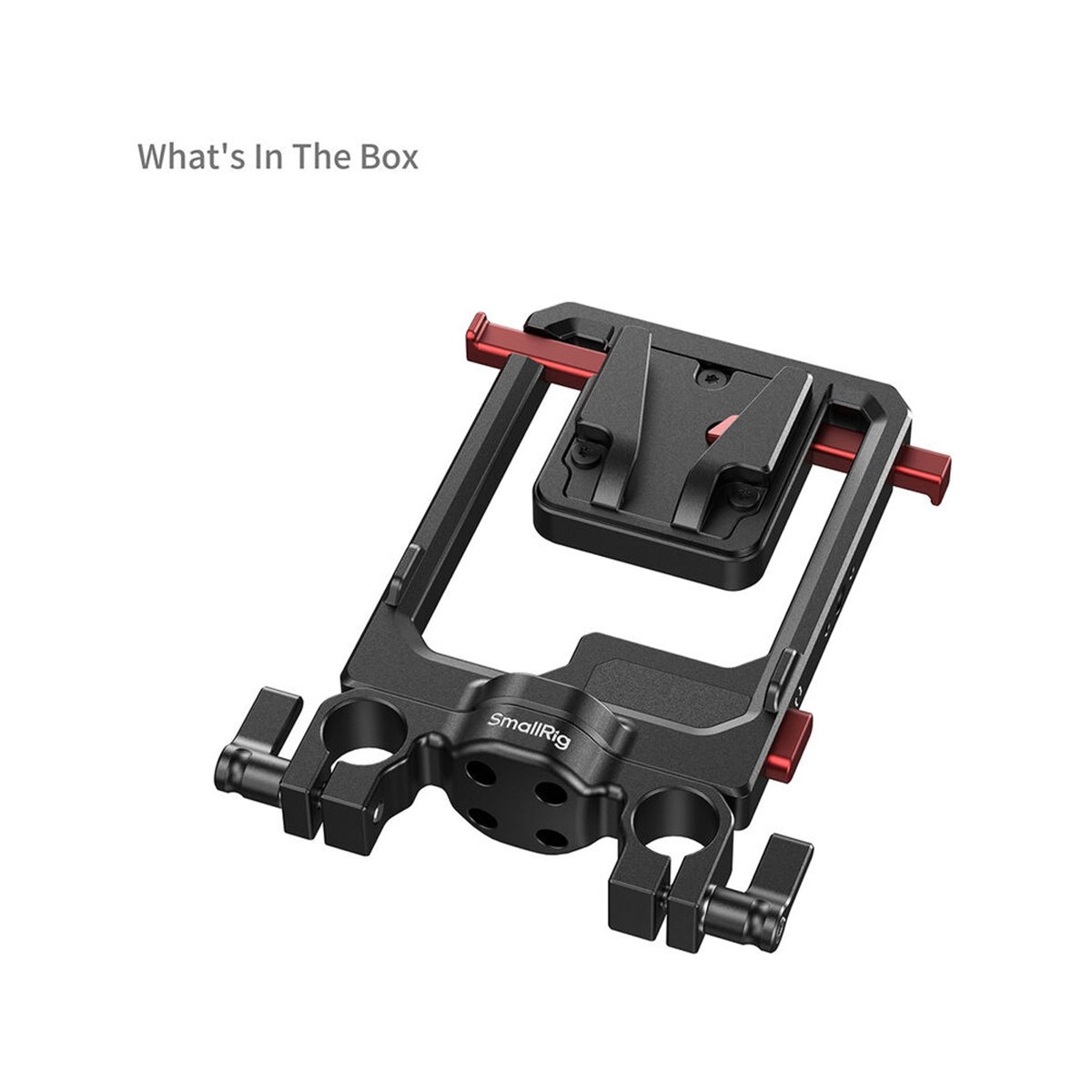 SmallRig Rotatable V-Mount Battery Plate with Dual V-Locks and 15mm Dual Rod Clamp -6273 thumbnail 2
