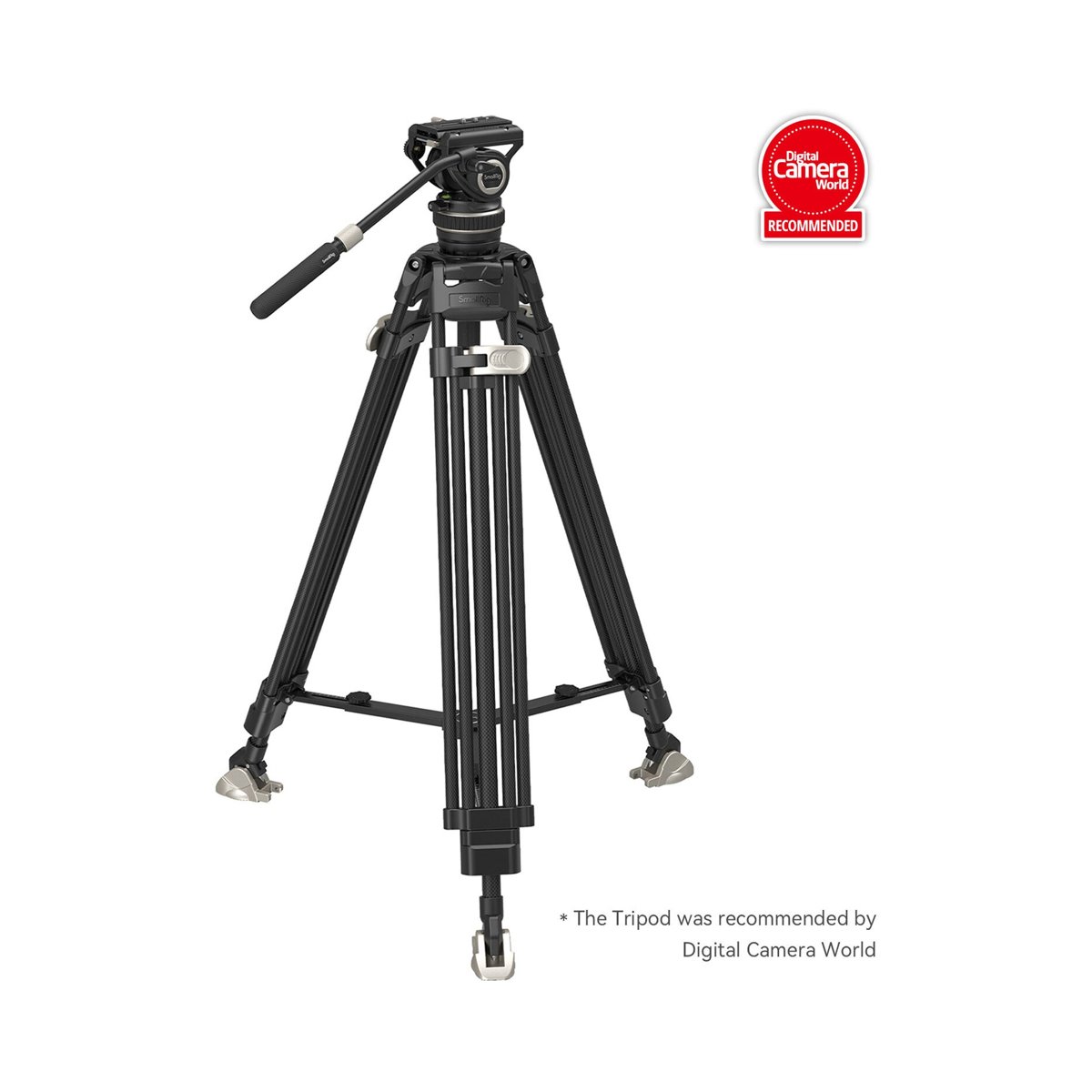 SmallRig AD-100 FreeBlazer Heavy-Duty Carbon Fiber Tripod System-3989