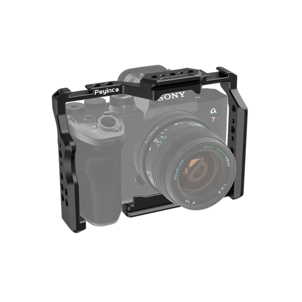 Poyinco aluminum cage for Sony A7M5/A7M4/A7R5/A7M3/A7R3 thumbnail 2