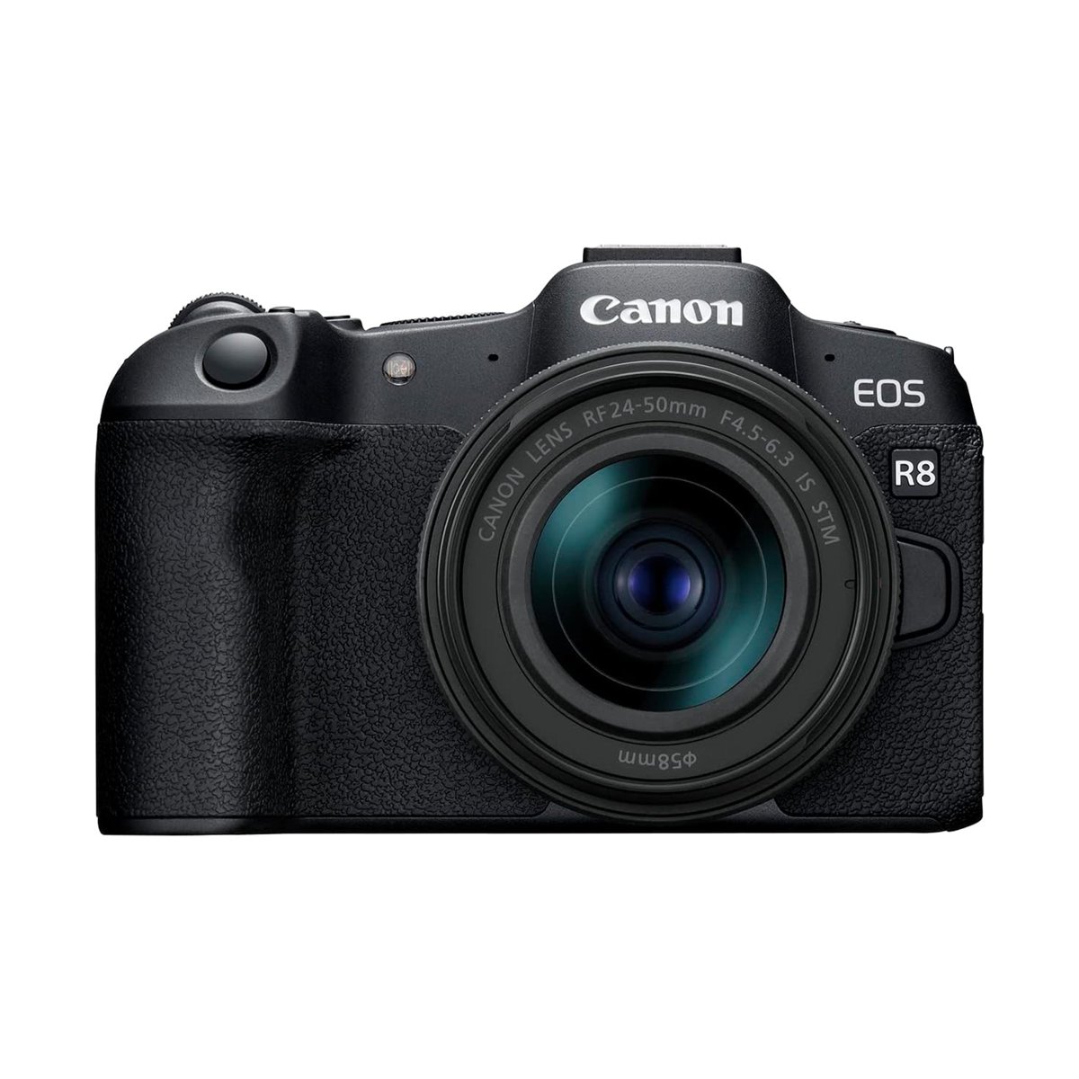 Canon EOS R8 Mirrorless Camera with RF 24-50mm f/4.5-6.3 is STM Lens, Black thumbnail 2