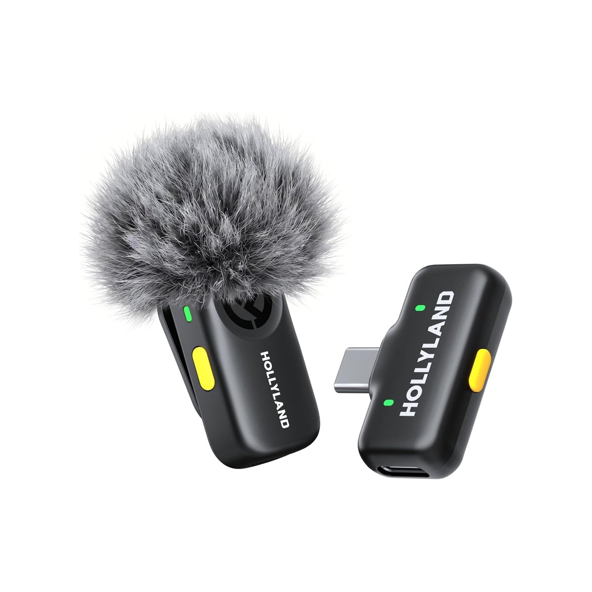 Hollyland LARK A2 Solo Wireless Microphone (1TX + 1 USB-C RX) â Space Gray