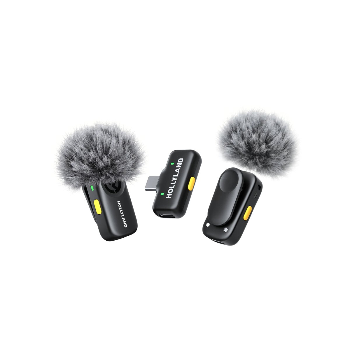 Hollyland LARK A2 Duo Wireless Microphone – 2 Transmitters, USB-C Receiver & Charging Case thumbnail 2