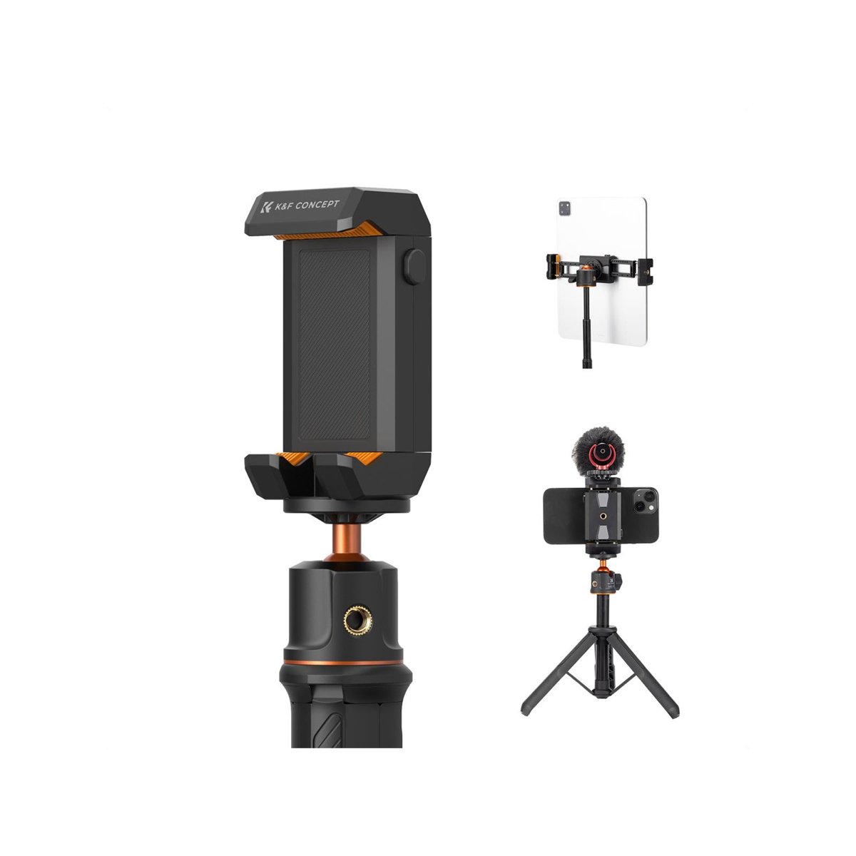 K&F Concept Tablet & Phone Tripod Mount Adapter â KF31.095