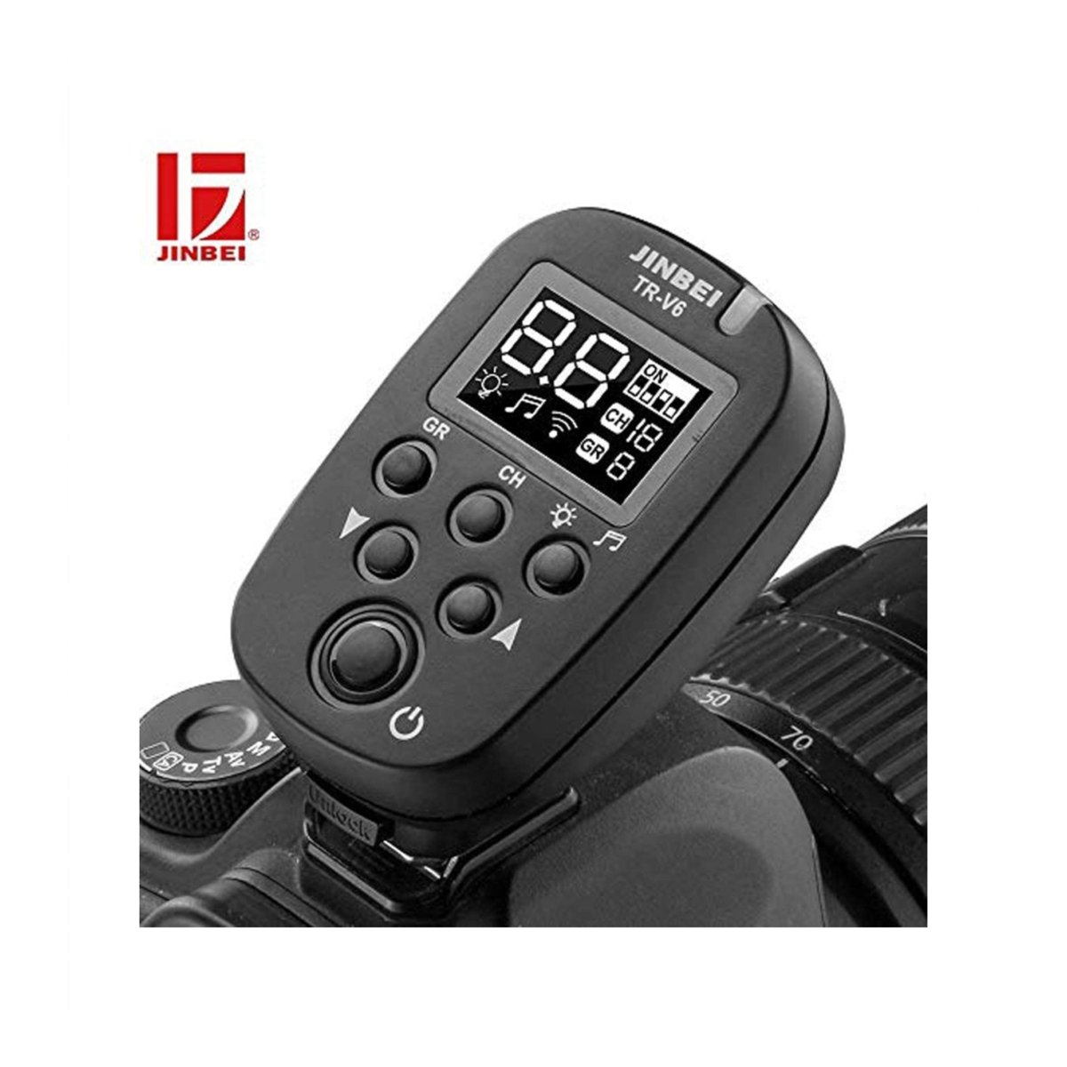 JINBEI TR-V6 2.4G Wireless Flash Trigger Transmitter thumbnail 2