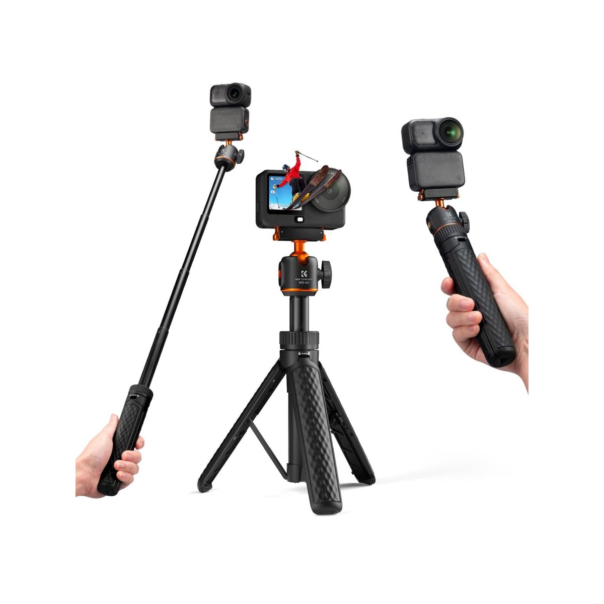 K&F Concept 65cm Magnetic Quick-Release Tripod for DJI Osmo Nano & Action 6 â KF09.181
