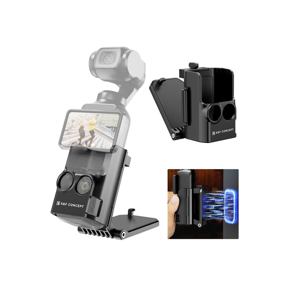 K&F Concept Magnetic Mount & Desktop Stand for DJI Osmo Pocket 3/4 â KF31.143