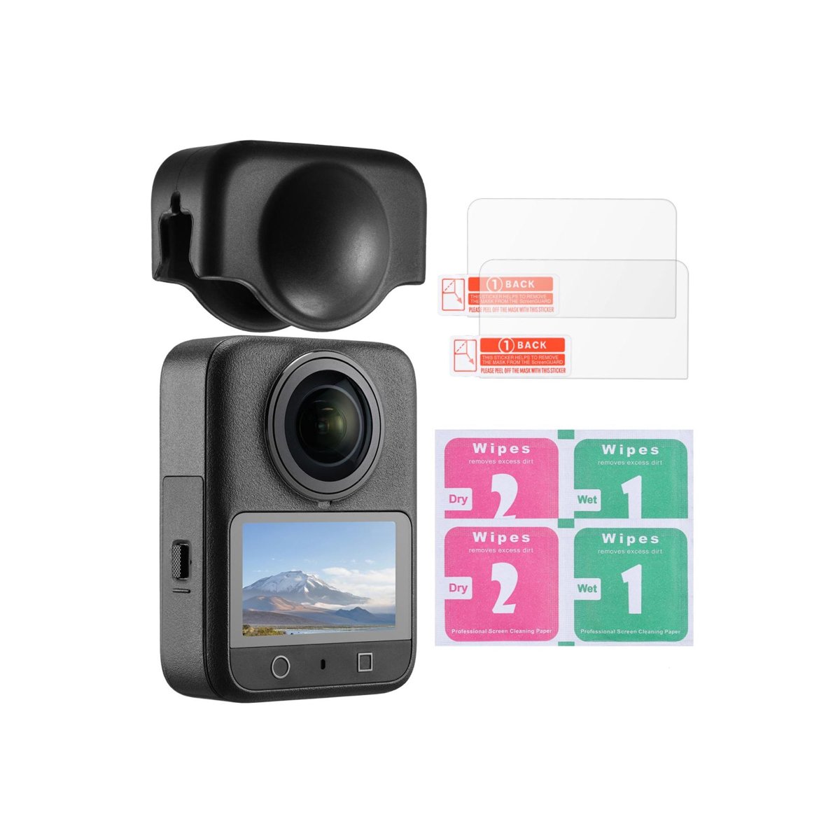 K&F Concept Screen Protector & Lens Cover Kit for DJI Osmo 360 â KF12.0013