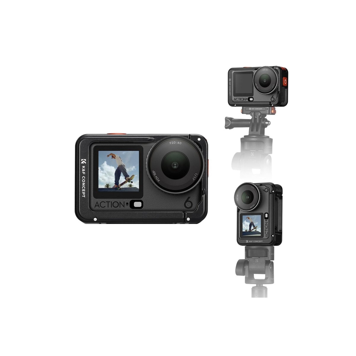 K&F Concept Aluminum Camera Cage for DJI Osmo Action 6 â KF12.0026