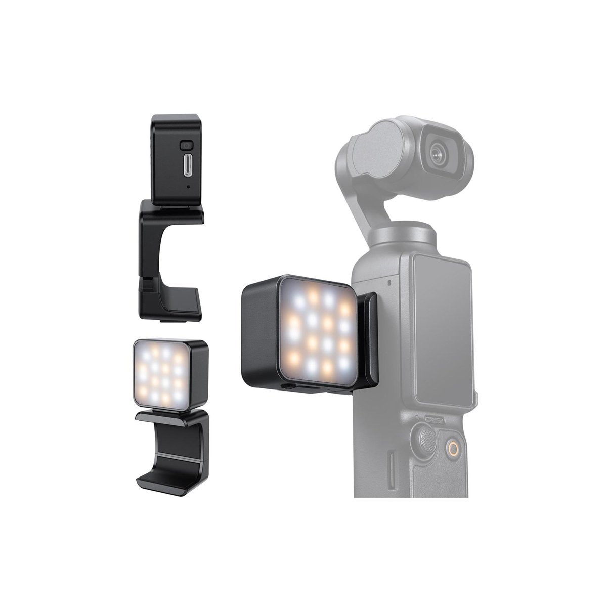 K&F Concept Magnetic Mini Fill Light for DJI Osmo Pocket 3 & 4 â KF20.0001