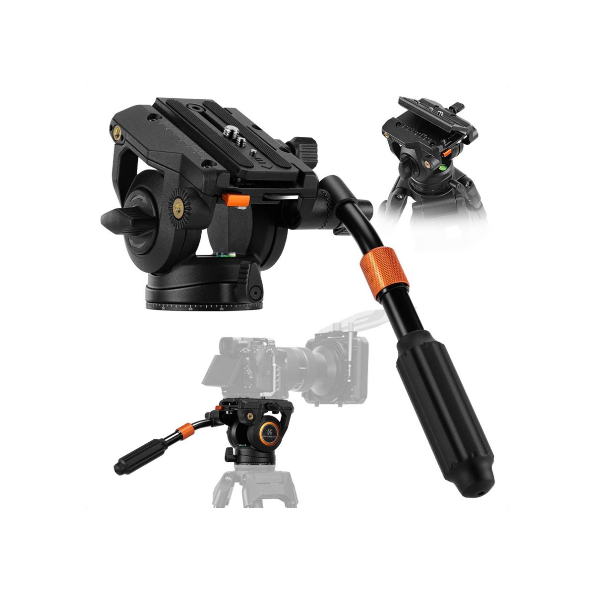 K&F Concept BV40 Fluid Video Head 8kg â KF31.124