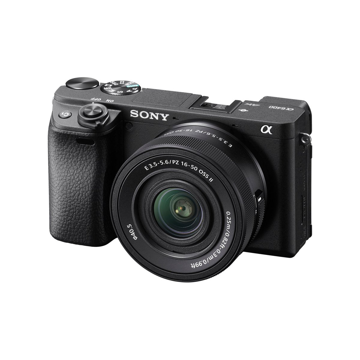 Sony a6400 Mirrorless Camera with 16-50mm f/3.5-5.6 II Lens