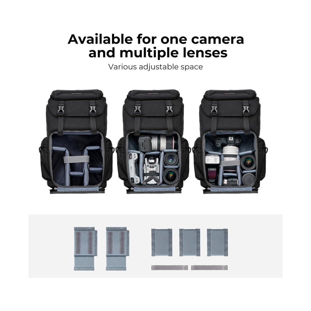 K&F Concept 25L Hard-Shell Camera Backpack with Laptop Compartment – KF13.098V6 thumbnail 2