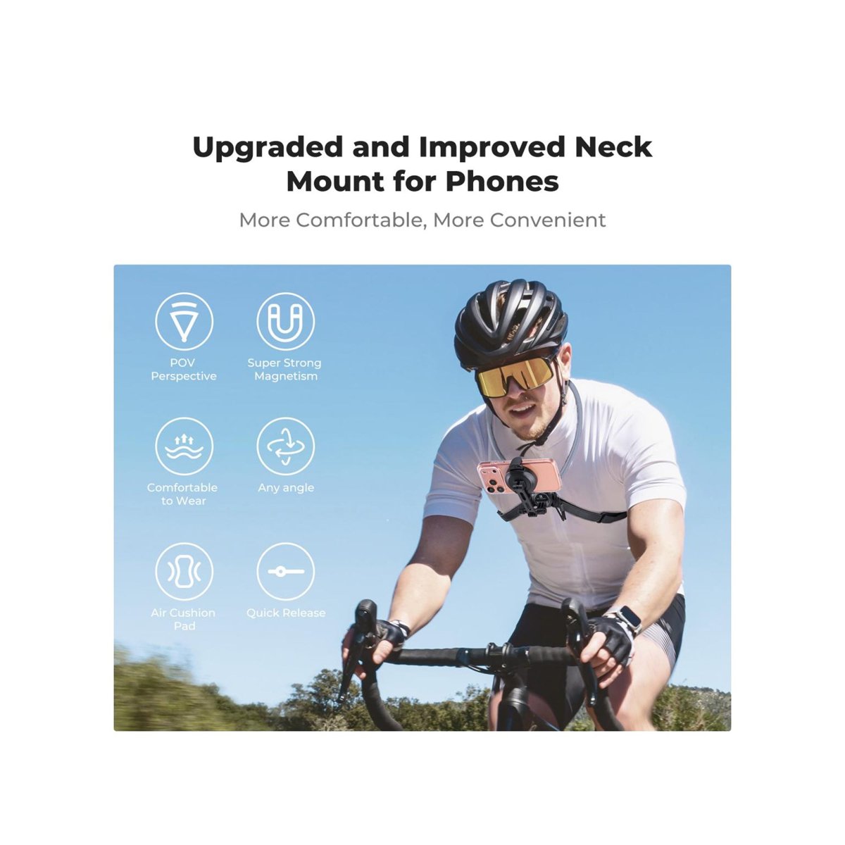 K&F Concept 2-in-1 Magnetic & Clip-On Neck Phone Holder â KF15.0072