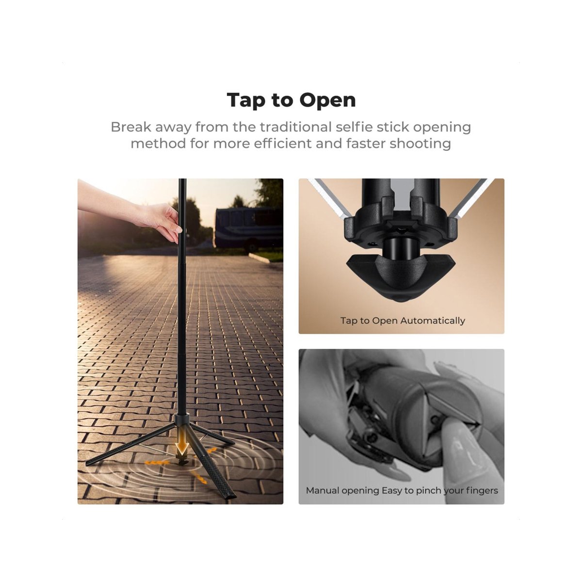 K&F Concept 71" AI Face-Tracking Tripod & Selfie Stick – KF15.0013 thumbnail 2