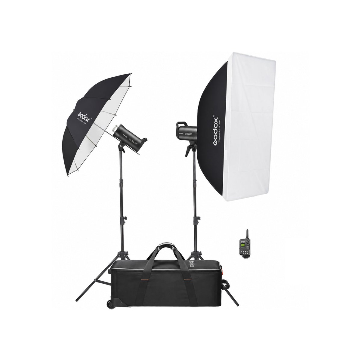 Godox SK400III-V 400Ws Studio Flash Monolight 2-Light Kit