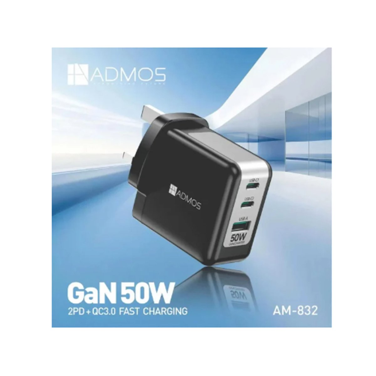 ADMOS AM-832 GaN 50W Fast Charger thumbnail 2