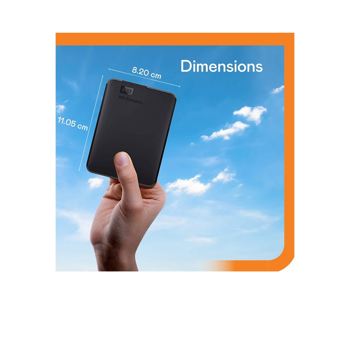 WD Hard Disk Drive Elements External 5TB Black thumbnail 2