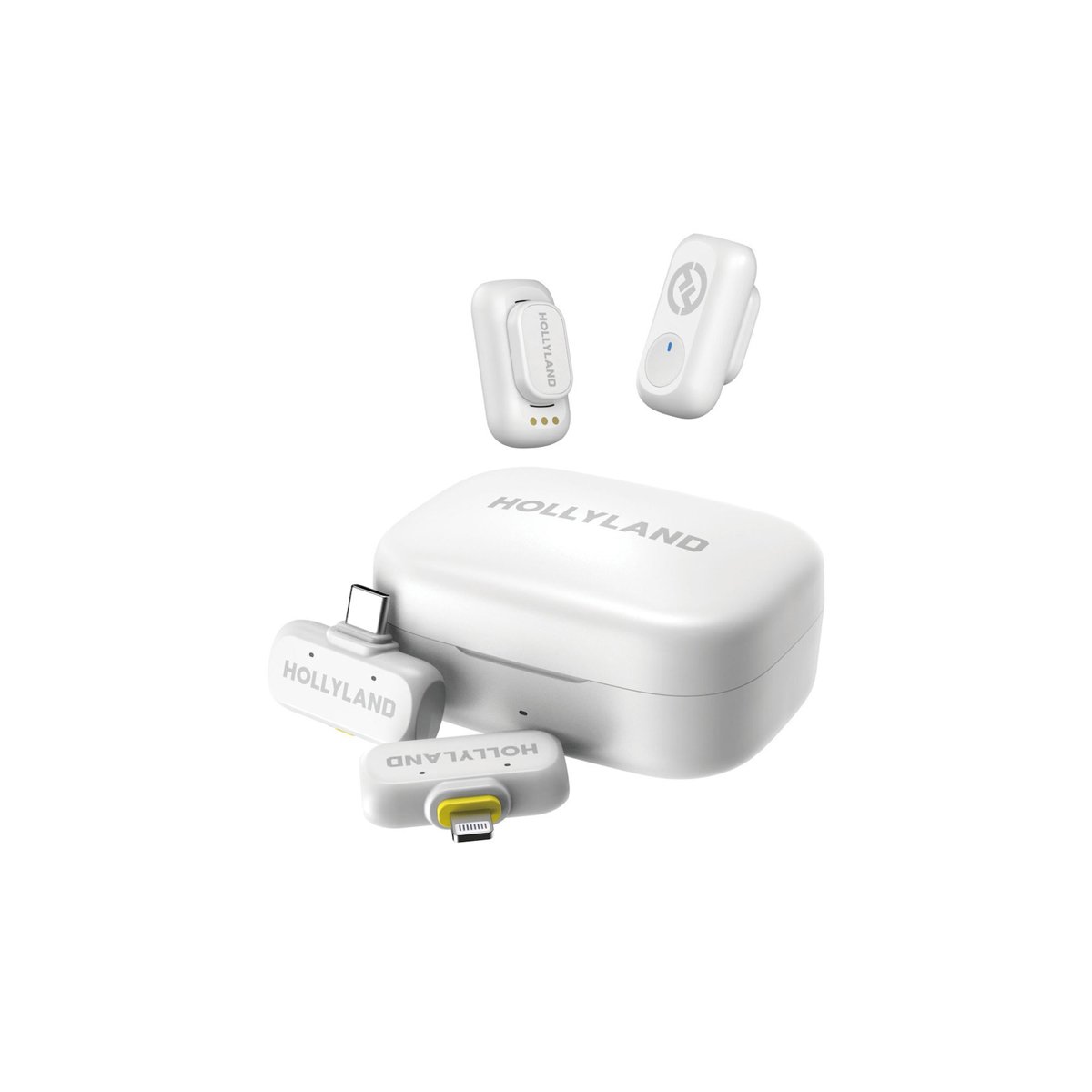 HOLLYLAND LARK A1 Combo Wireless Microphone â (Ivory White)