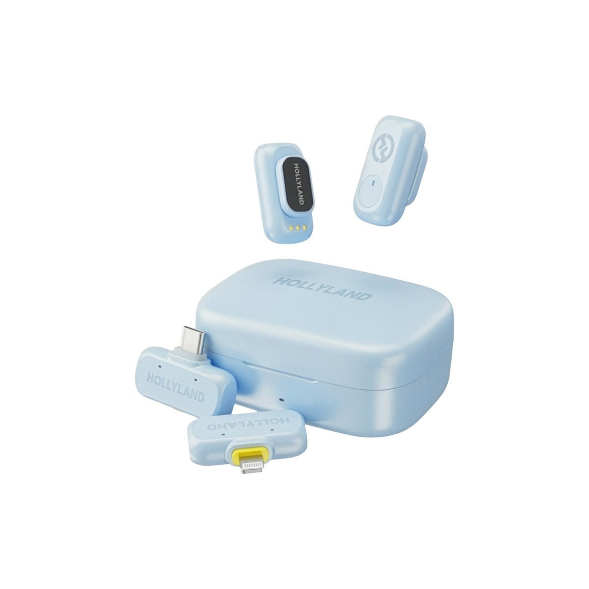 HOLLYLAND LARK A1 Combo Wireless Microphone-Sky Blue thumbnail 2