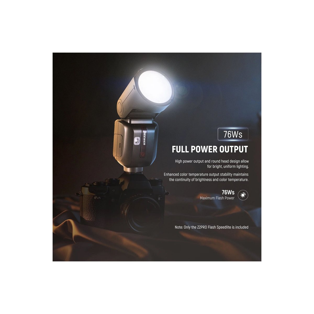 Neewer Z2PRO-F TTL Round Head Flash Speedlite for FUJIFILM thumbnail 2