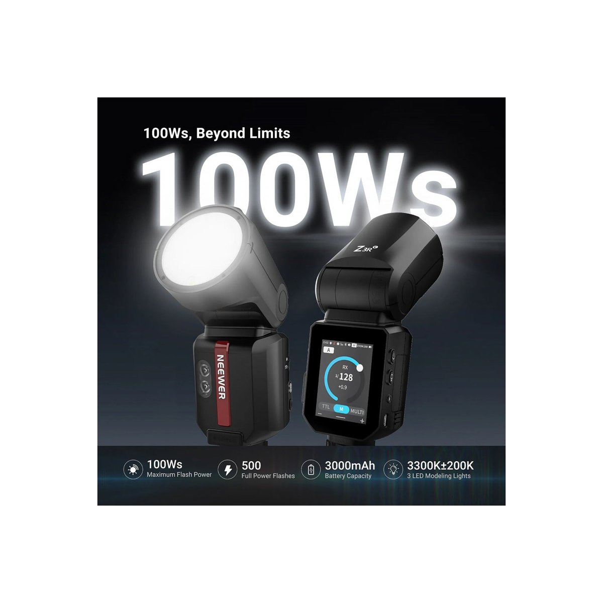 Neewer Z3R-C TTL Round Head Flash Speedlite for Canon thumbnail 2
