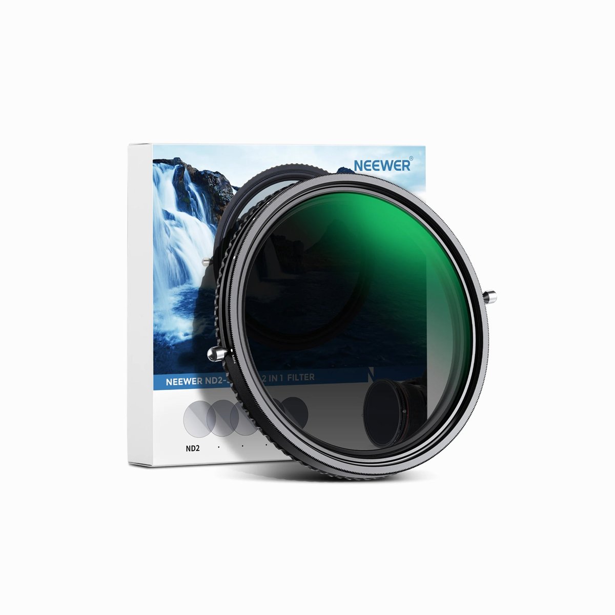 NEEWER 82mm 2-in-1 Variable ND2βND32 & CPL Lens Filter