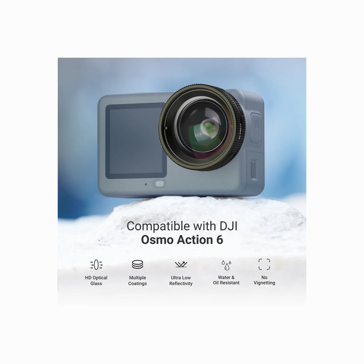 NEEWER 2X Macro Lens for DJI Osmo Action 6-LS010 thumbnail 2