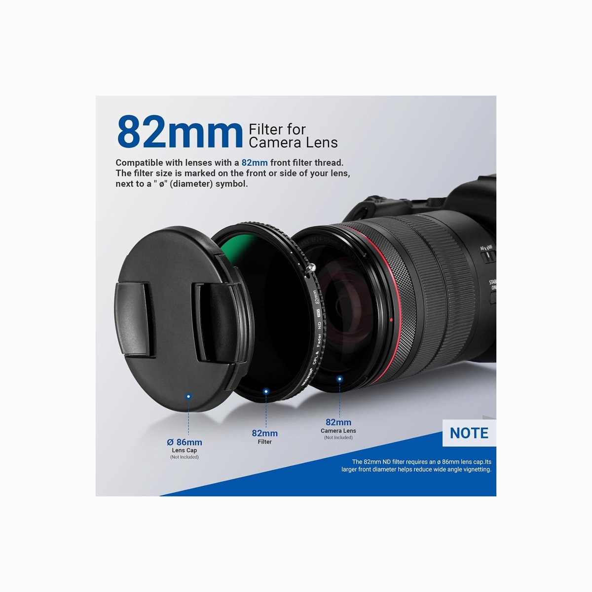 NEEWER 82mm 2-in-1 Variable ND2–ND32 & CPL Lens Filter thumbnail 2
