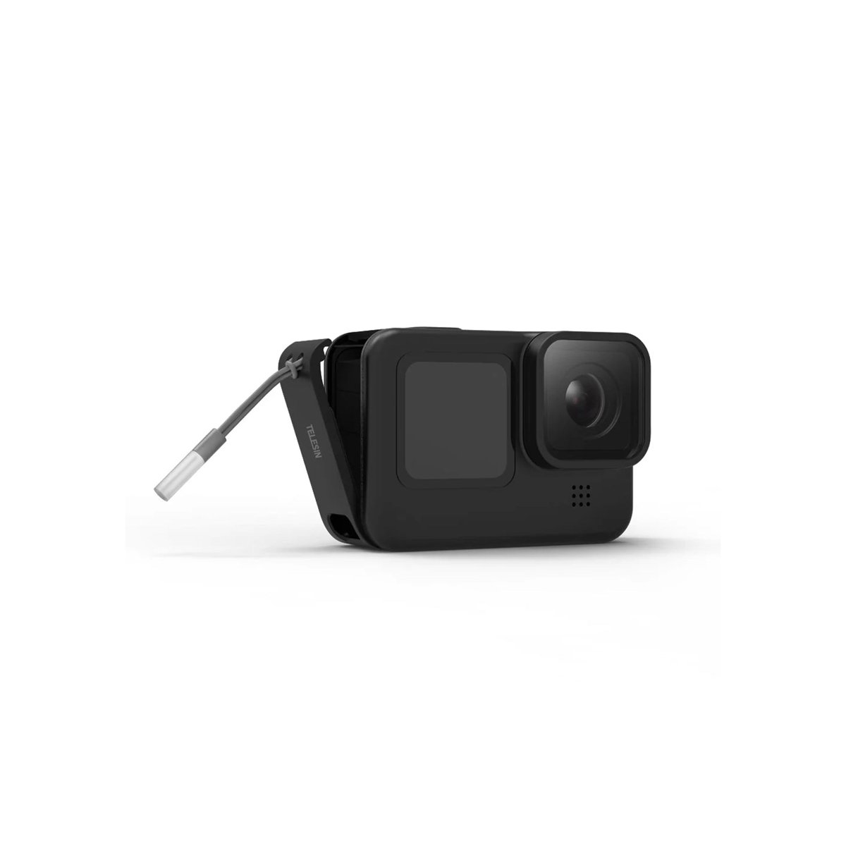 TELESIN Battery Door with Charging Port for GoPro HERO13/12/11/10/9 – Black thumbnail 2