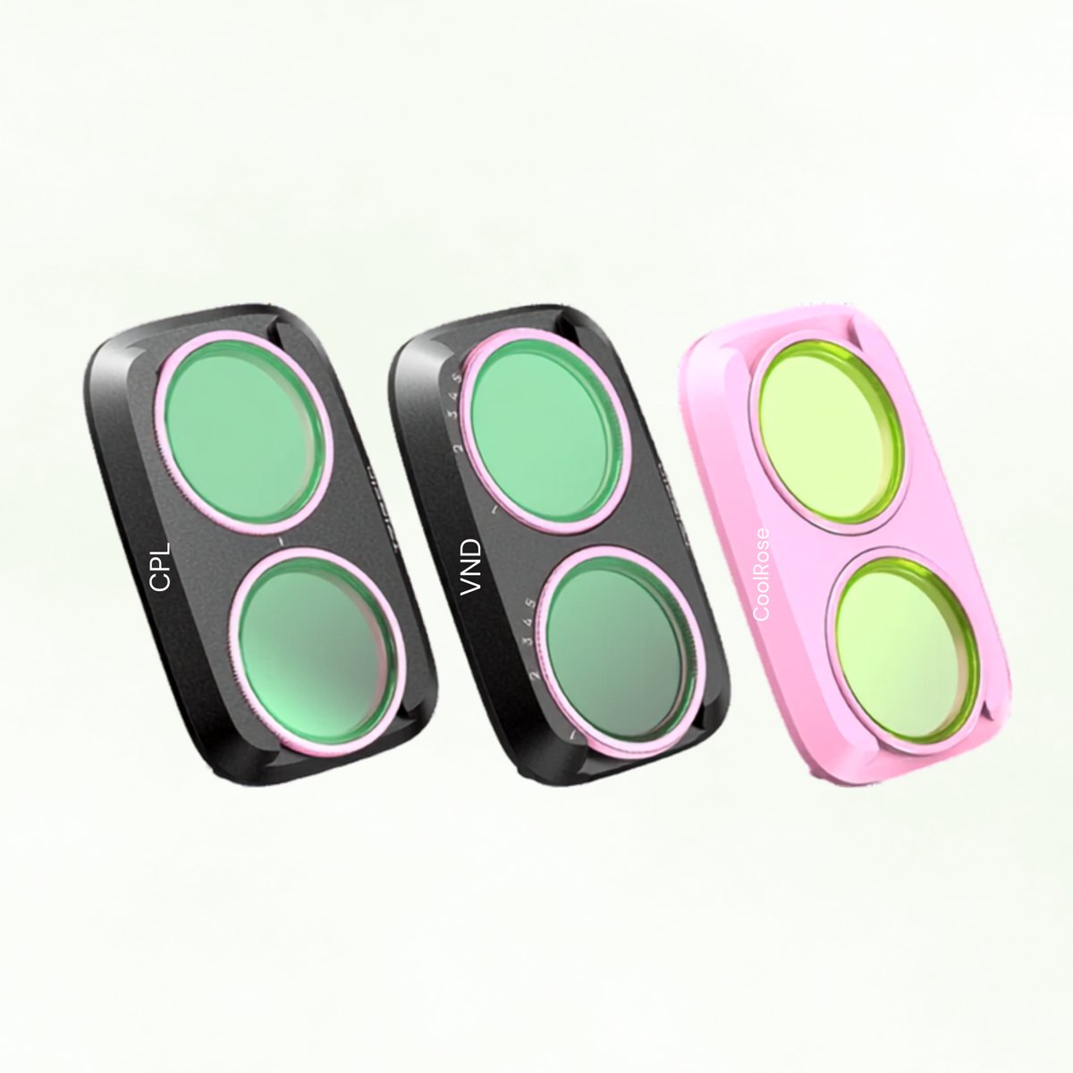 Telesin Pocket 4P Filter Kit Cool Rose +CPL +VND-S5-FLT-86-TDJ