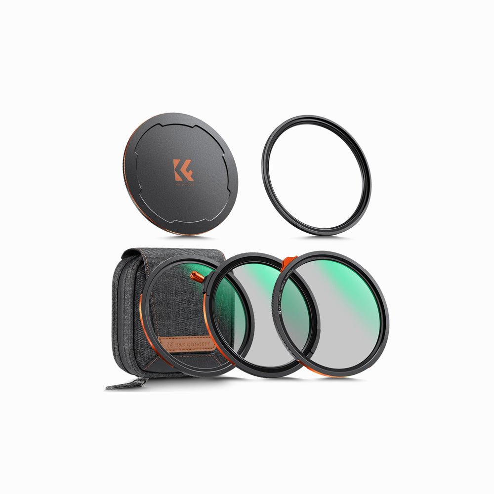 K&F Concept 77mm Magnetic Filter Kit â CPL + ND2-32 + Black Mist 1/4 | Nano-X Series (SKU.2499)