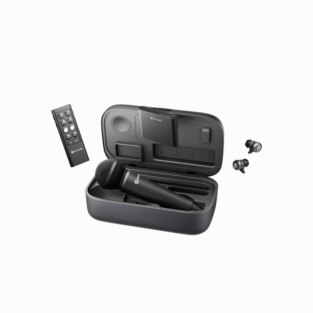 Hollyland MELO P1 Combo Wireless Handheld Microphone System â Space Gray