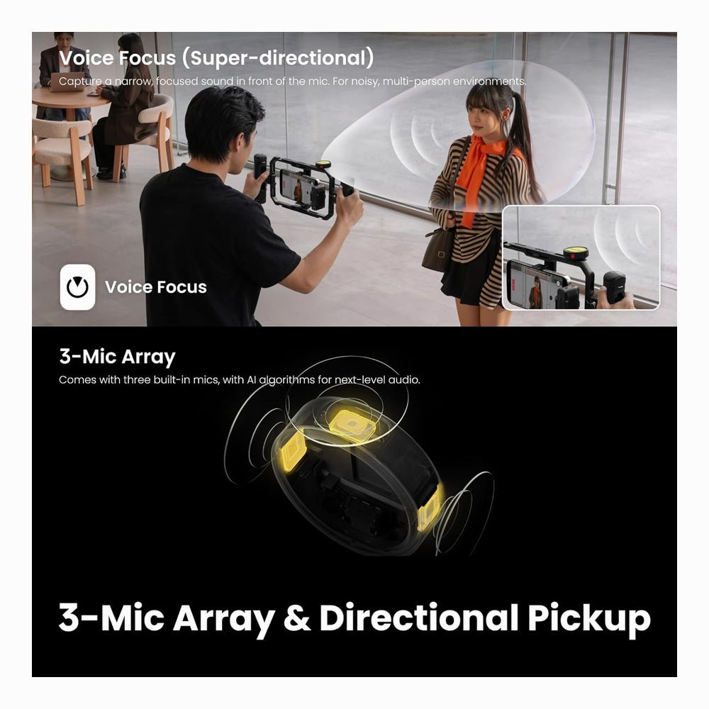 Insta360 Mic Pro Advanced Wireless Microphone (1TX + 1RX) thumbnail 2